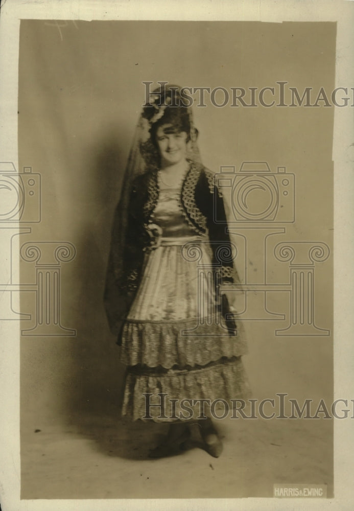 1919 Press Photo Olga Eucharren, Washington Diplomatic Society Member
