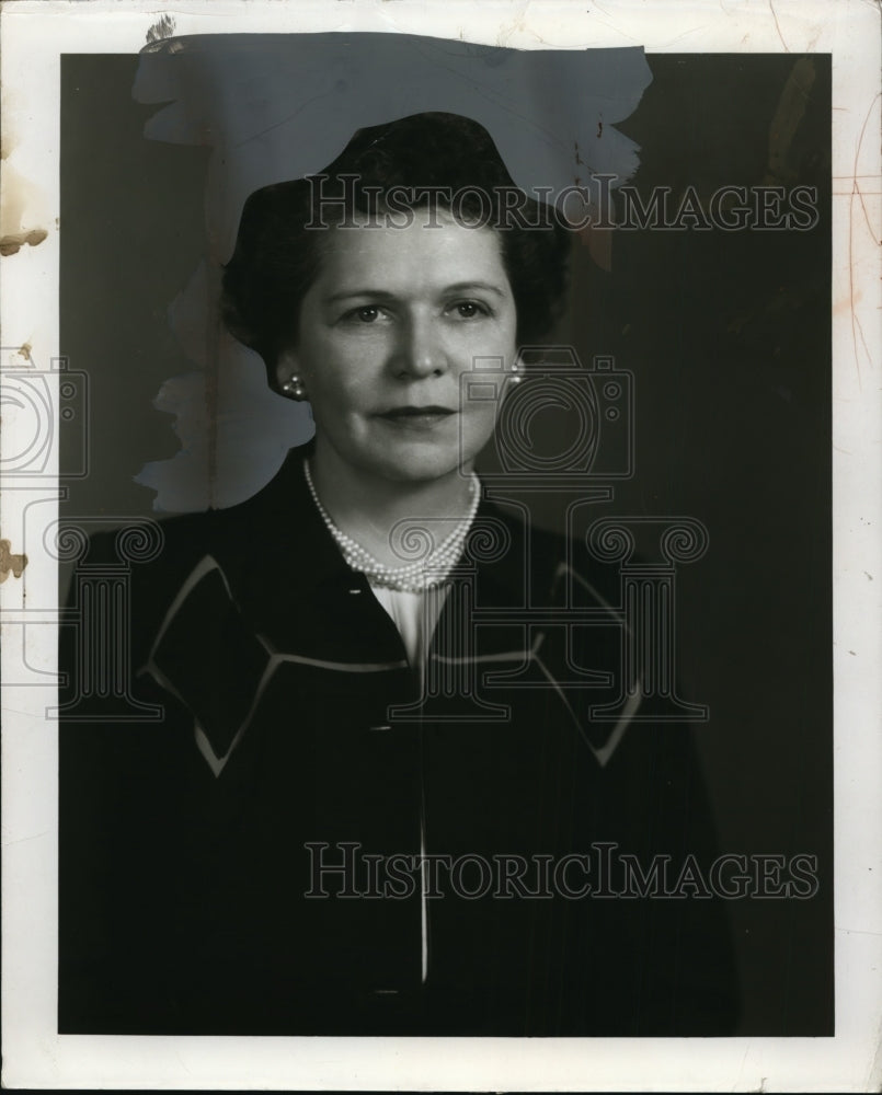 1952 Press Photo U.S. Treasury Secretary Georgia Neese Clark - nef52909