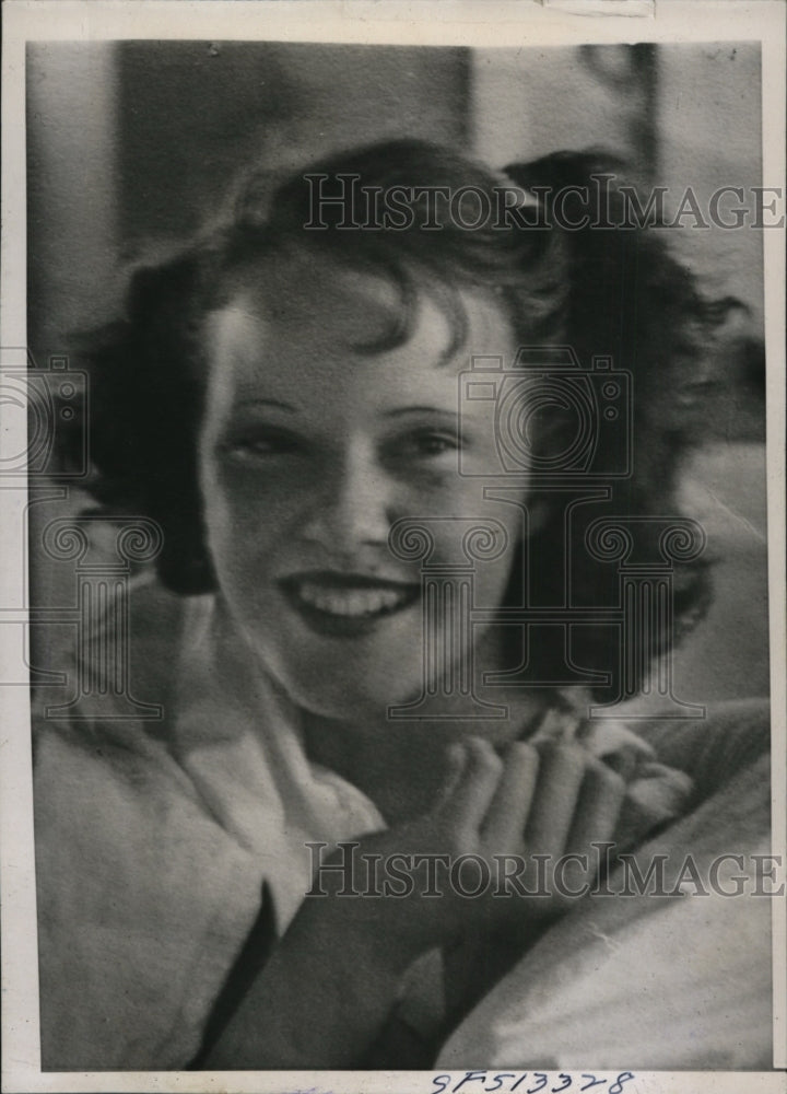 1939 Press Photo Dorothy Craig runs away to Hollywood "to get in movies"