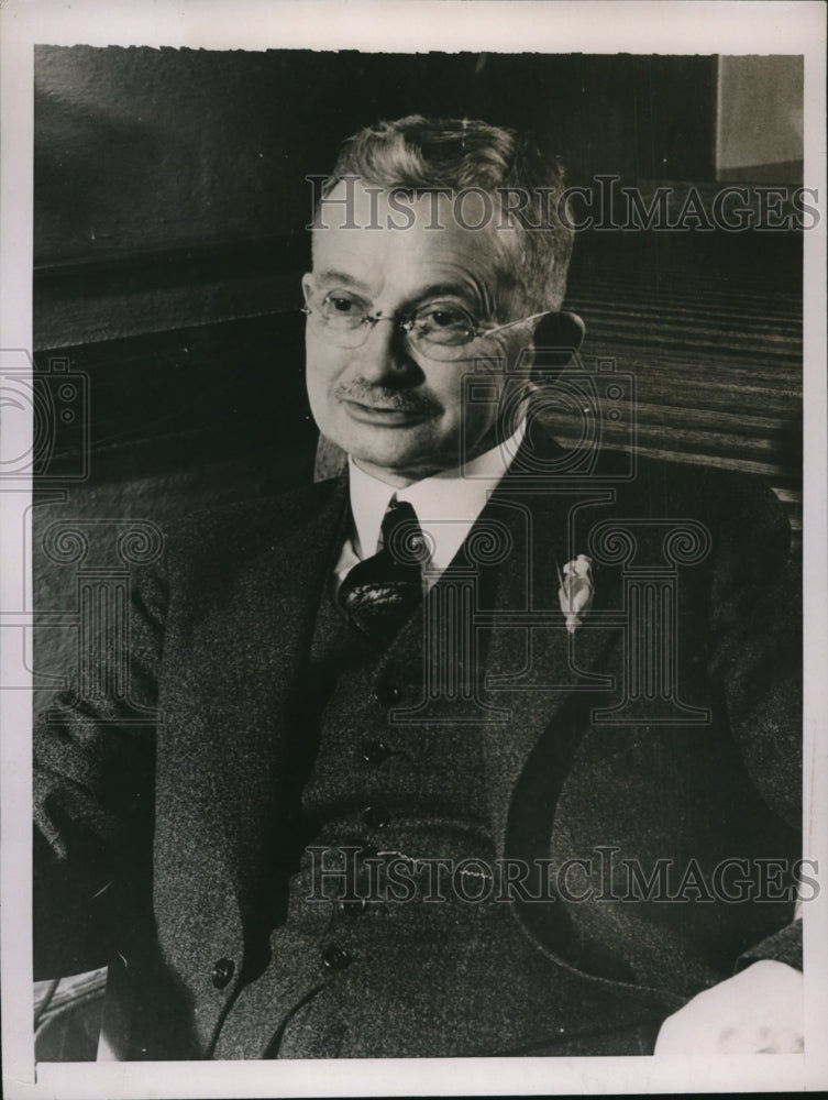 1935 Press Photo Harry H. Johnston to aid in Weyerhauser kidnap trial