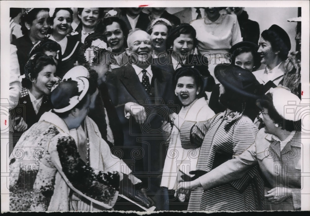 Press Photo President Eisenhower - nef53186