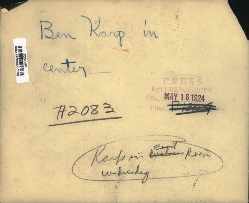 1924 Press Photo Ben Karp (Center) - nef53227