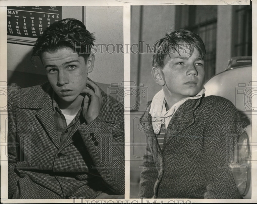 1945 Press Photo Lee McKay 14 Years Old is Among Youngest Confessed Slayers