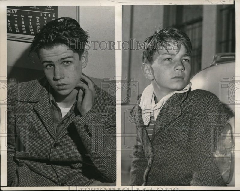 Load image into Gallery viewer, 1945 Press Photo Lee McKay 14 Years Old is Among Youngest Confessed Slayers
