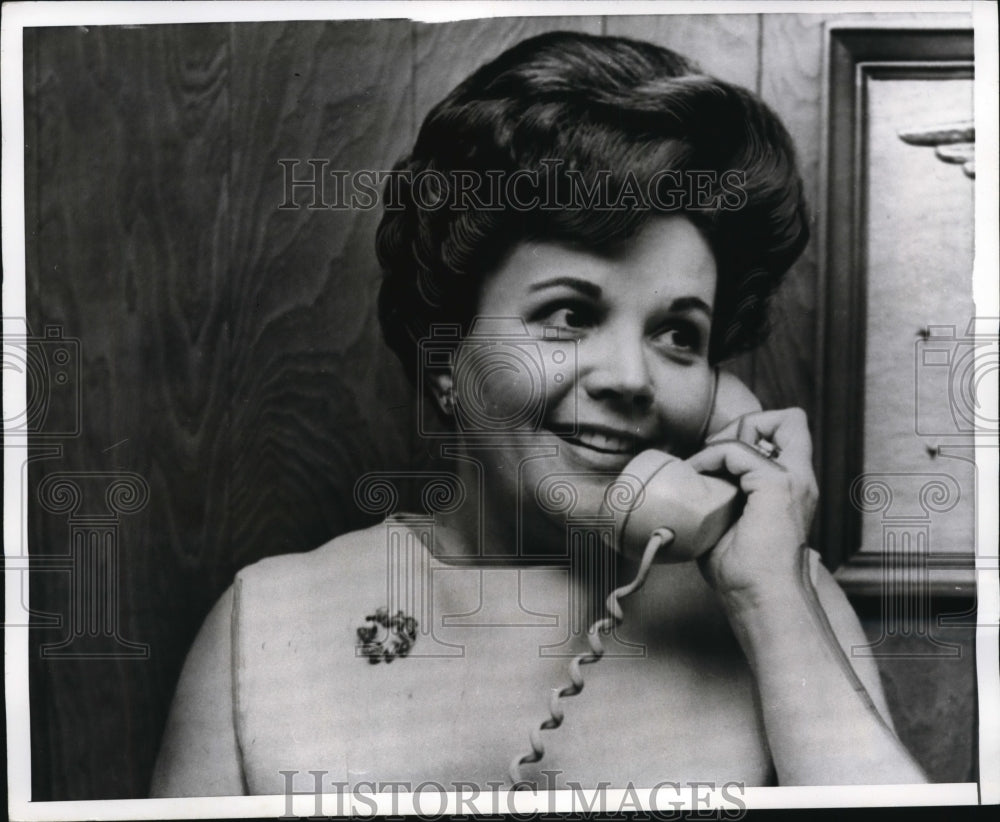 1968 Press Photo Mrs Judy Agnew Wife of Richard Nixon Running Mate Spiro Agnew