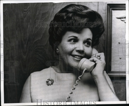 1968 Press Photo Mrs Judy Agnew Wife of Richard Nixon Running Mate Spiro Agnew