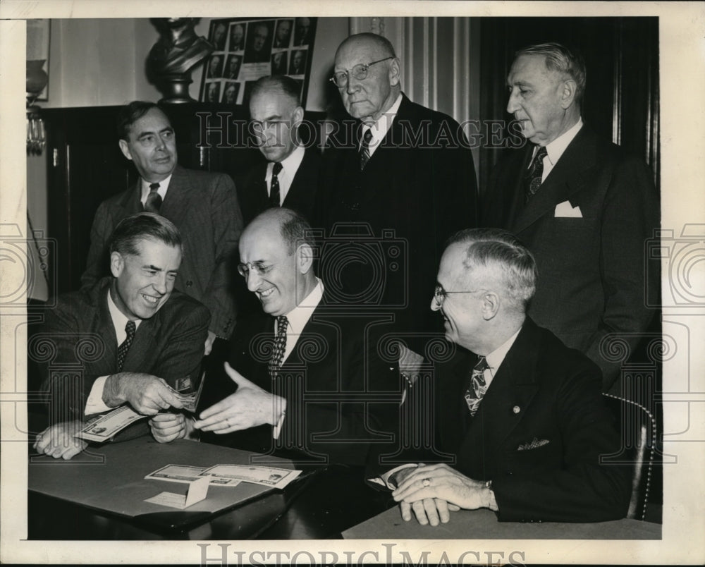 1944 Press Photo Henry Morgenthau Opens Sixth War Loan Drive at Capitol