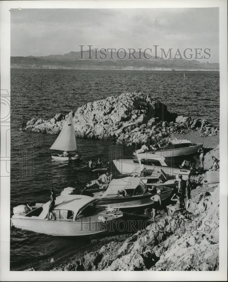 Load image into Gallery viewer, 1961 Press Photo Lake Mead National Recreation Area, Nevada - nef53377

