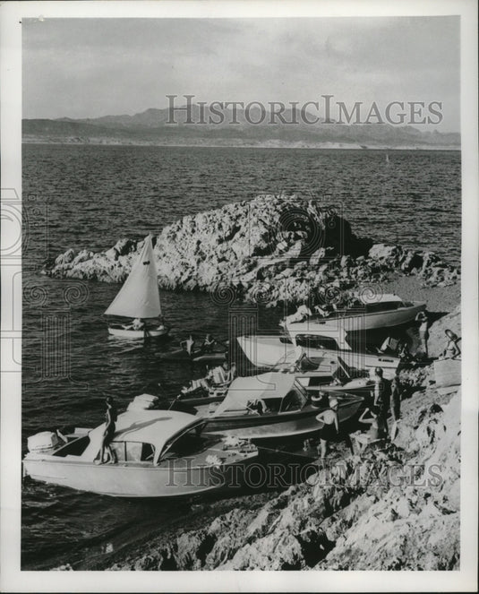 1961 Press Photo Lake Mead National Recreation Area, Nevada - nef53377