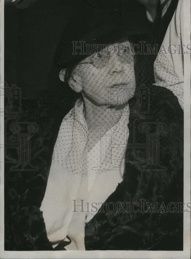 1934 Press Photo Dr.Alice Lindsay Wynekoop charge of Killing her sister in law