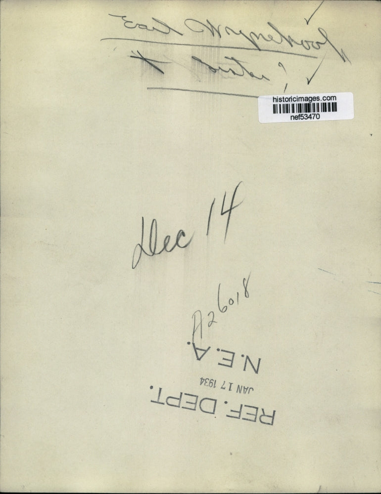 1934 Press Photo Murder Victim Rheta Wynekoop & husband Earle - nef53470