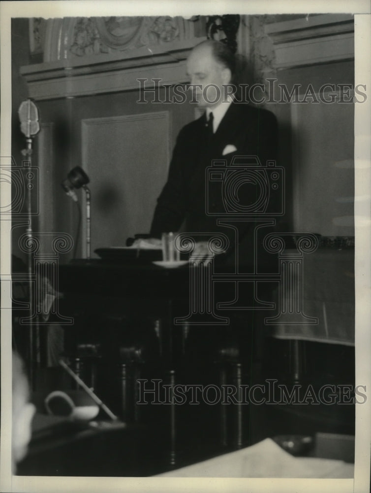 Load image into Gallery viewer, 1939 Press Photo Sumner Welles at Pan-American Conference on Neutrality
