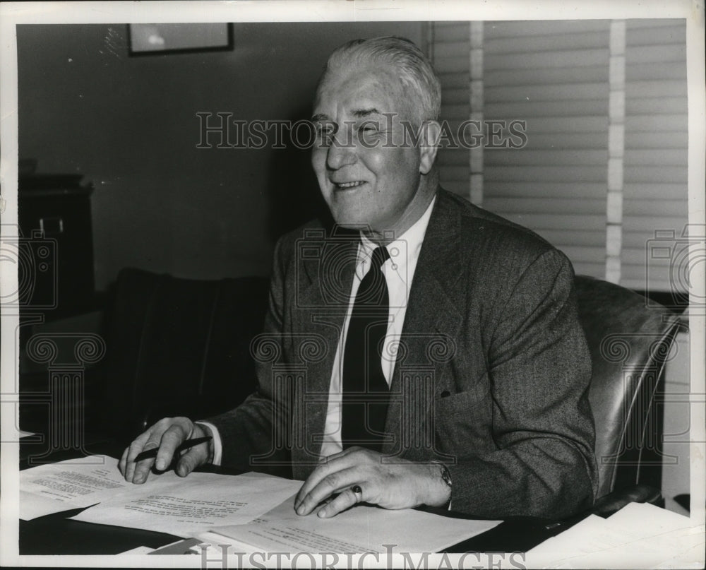 1952 Press Photo Mayor H. Wilson Jr - nef53629