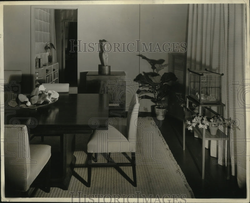 Load image into Gallery viewer, 1937 Press Photo Dining Room - nef53798

