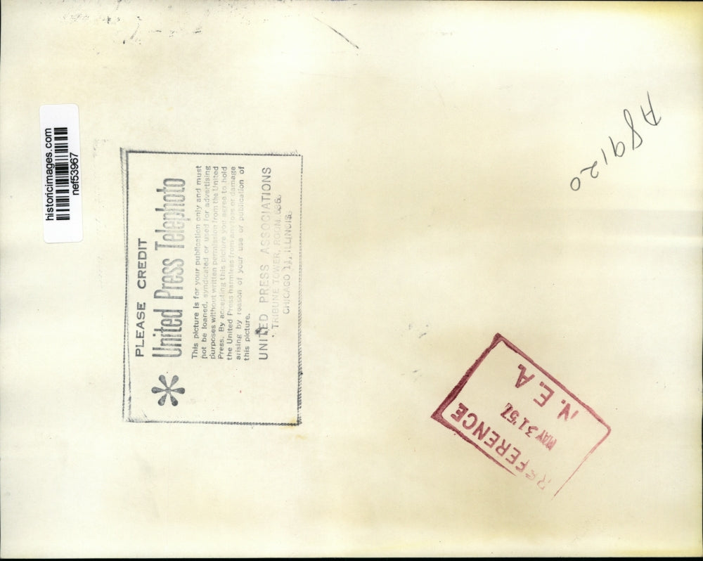 1957 Press Photo Franklin Salisbury, Raymond H. Fields at Senate Labor Rackets