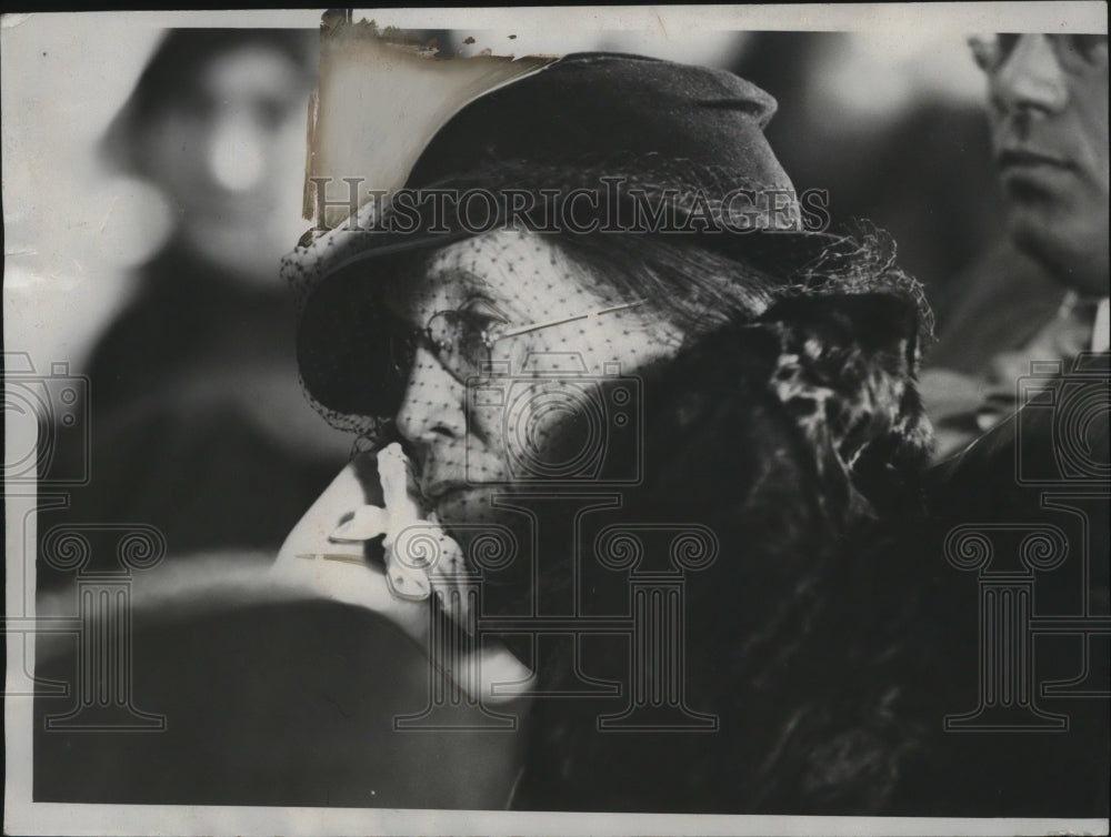 1934 Press Photo Dr. Alice Wynekoop During Chicago Murder Trial - nef54000