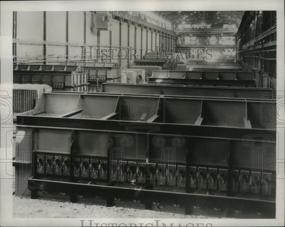 1941 Press Photo Otis Steel Company Cleveland, Ohio Plant - nef54148