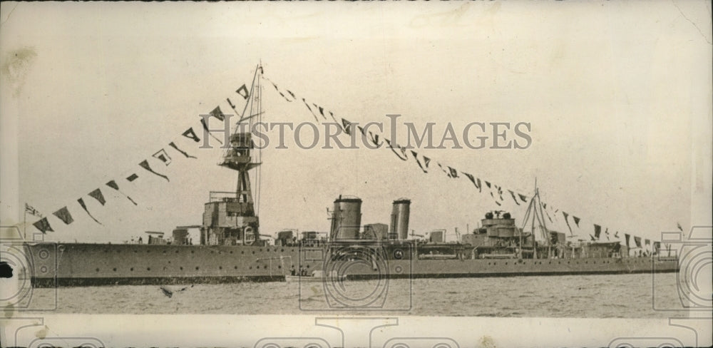 1940 Press Photo Cruiser Calypso Falls Victim to Italy's Submarine Fleet