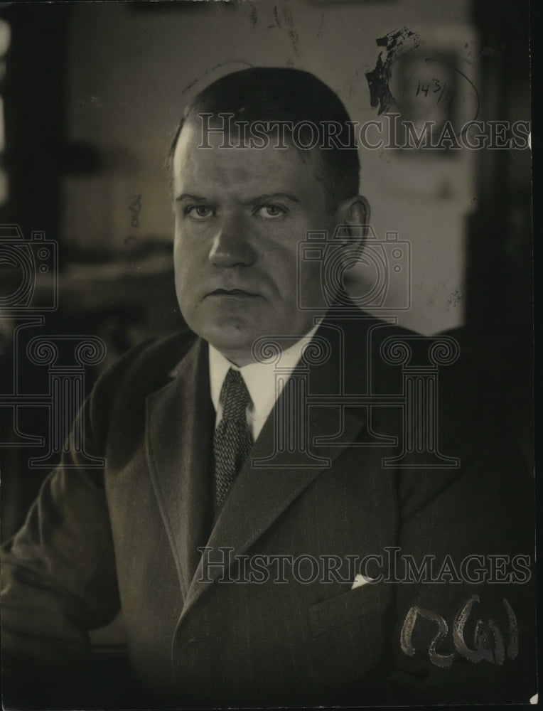 1922 Pres Photo August Seymour Arrived in Washington Today For Assistant Duties