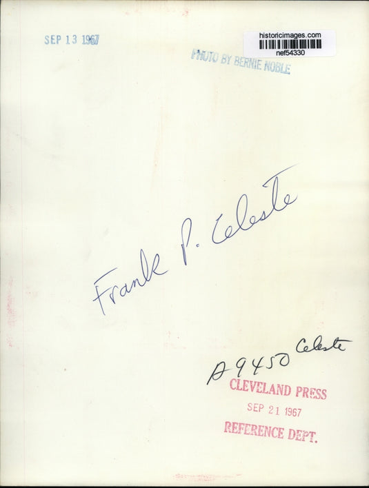 1967 Press Photo Frank P. Celeste, Ohio Governor - nef54330