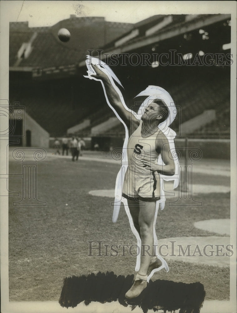 Load image into Gallery viewer, 1929 Pres Photo Harlow Rothert Expected to Set New Mark at Inter-Collegiate Meet
