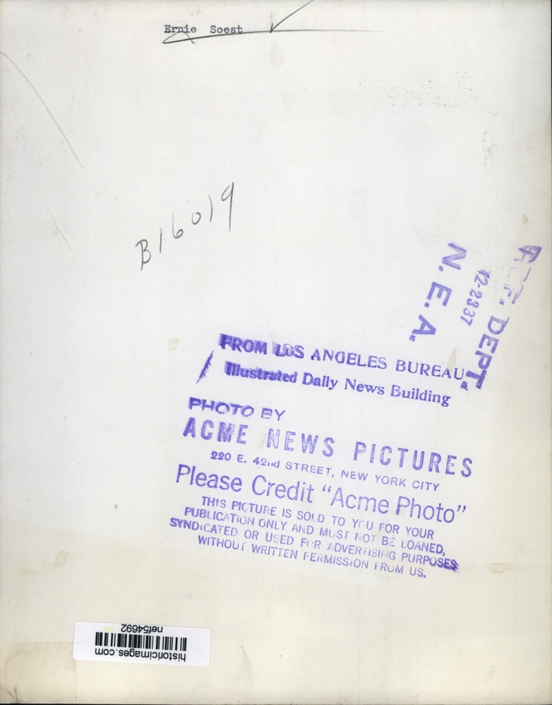 1937 Press Photo Bowler Erine Soest - nef54692