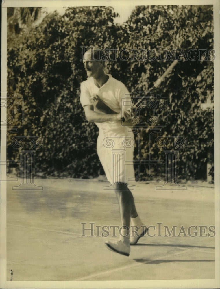 1937 Press Photo Sir Bede Clifford at British Colonial Tennis Championships- Historic Images