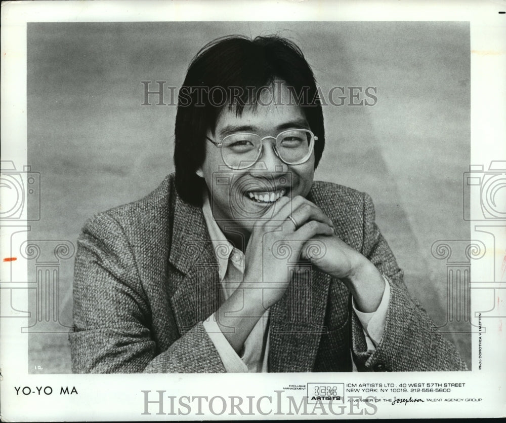 Press Photo Yo-Yo Ma, Cellist - nef54878