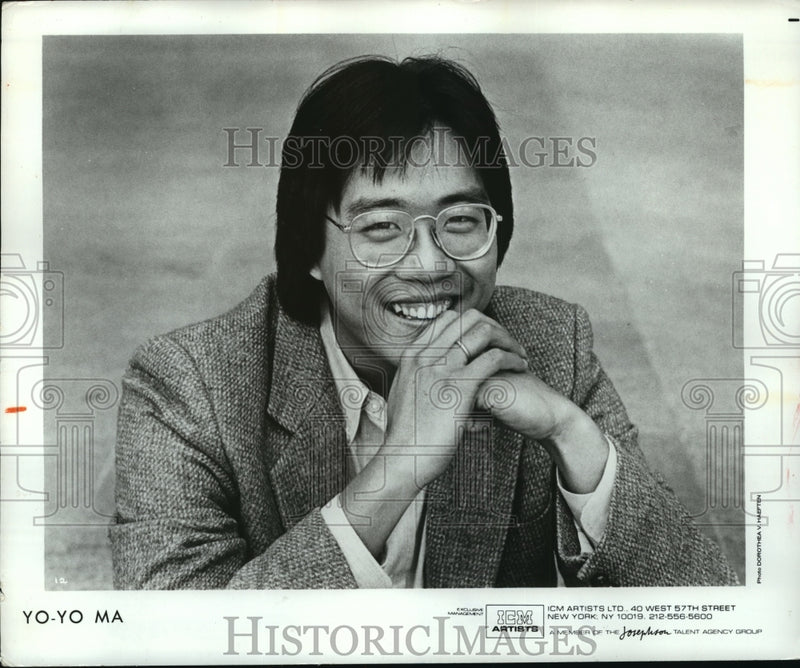 Load image into Gallery viewer, Press Photo Yo-Yo Ma, Cellist - nef54878
