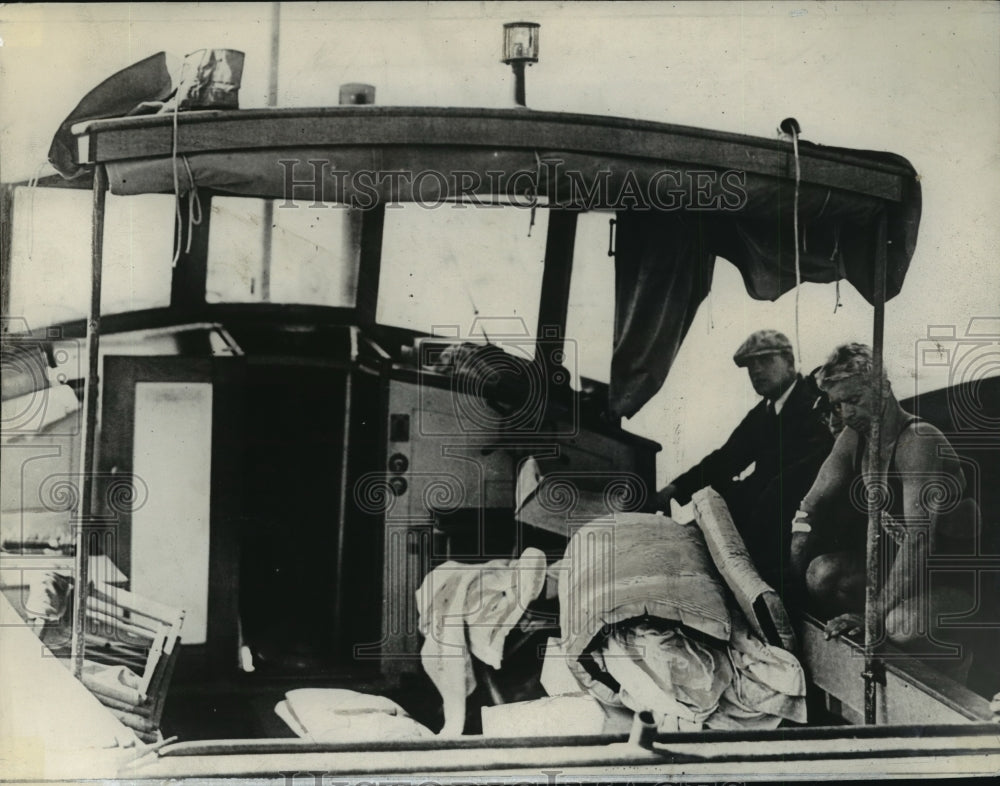 1931 Press Photo Benjamin Collings Yacht Murder Scene - nef54950
