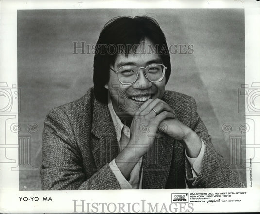 Press Photo Yo-Yo Ma - nef55013- Historic Images