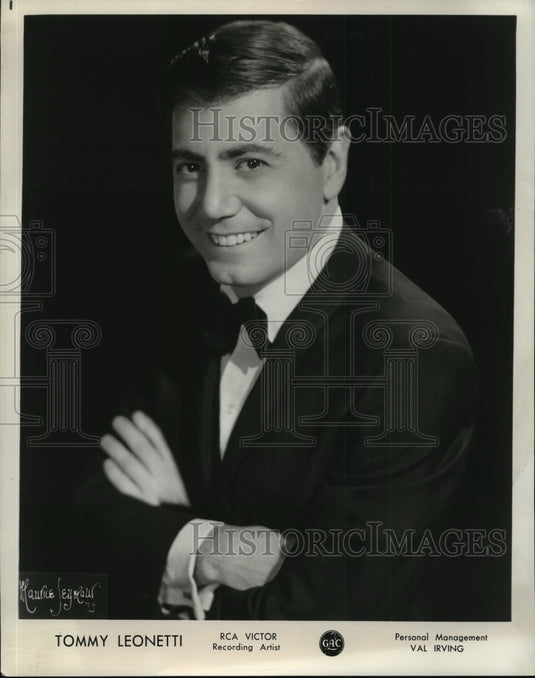 Undated Press Photo Tommy Leonetti, American Actor and Pop Singer - nef55138