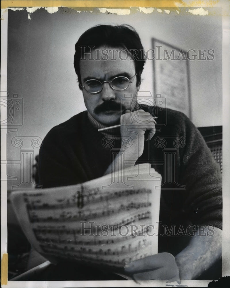 1980 Press Photo Dr Cory Schemmer's Rock-Jazz Opera "Phause" World Premiere
