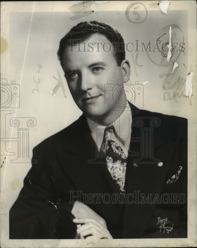 1947 Press Photo Johnny McAteer, Bandleader - nef55380