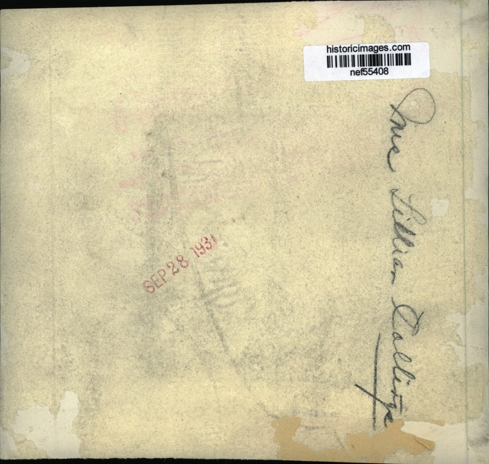 1931 Press Photo Lillian Collings - nef55408