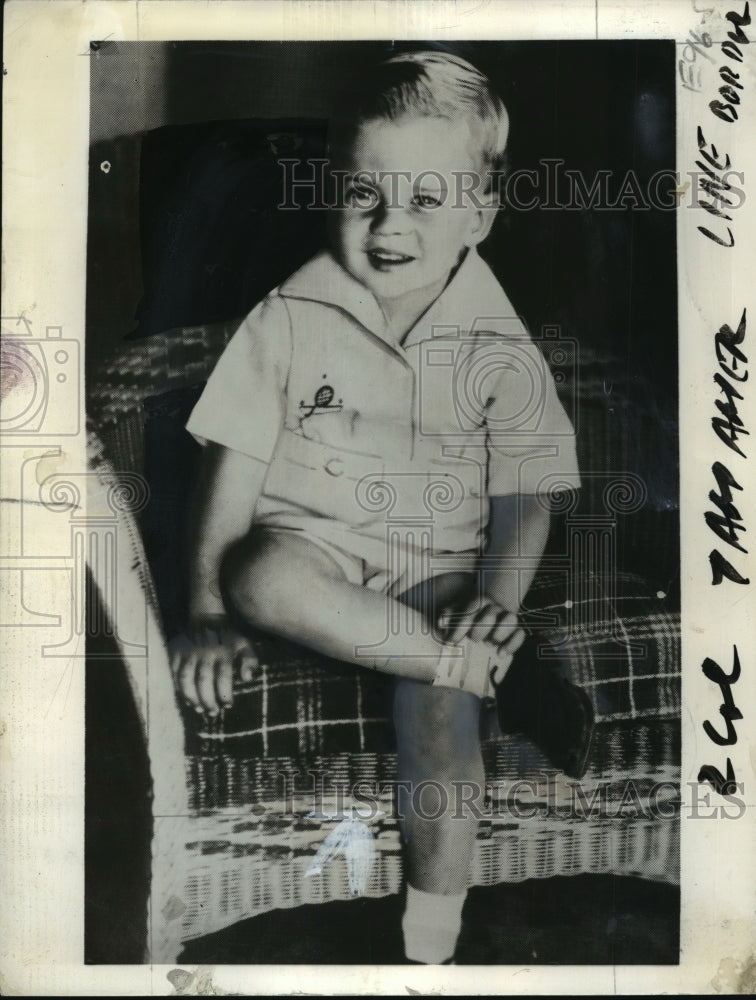 1938 Press Photo Kidnapped Florida Boy James Bailey Cash Jr. - nef55485