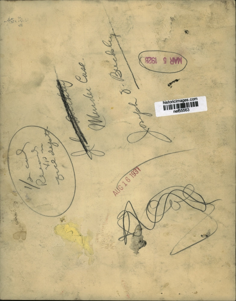 1928 Press Photo Joseph O. Buckley of Murder Case - nef55563