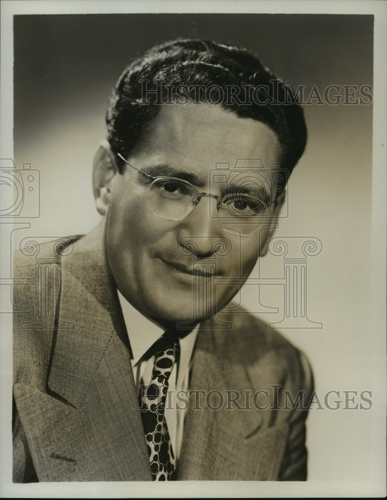 1952 Press Photo Conductor Alfredo Antonini - nef55601