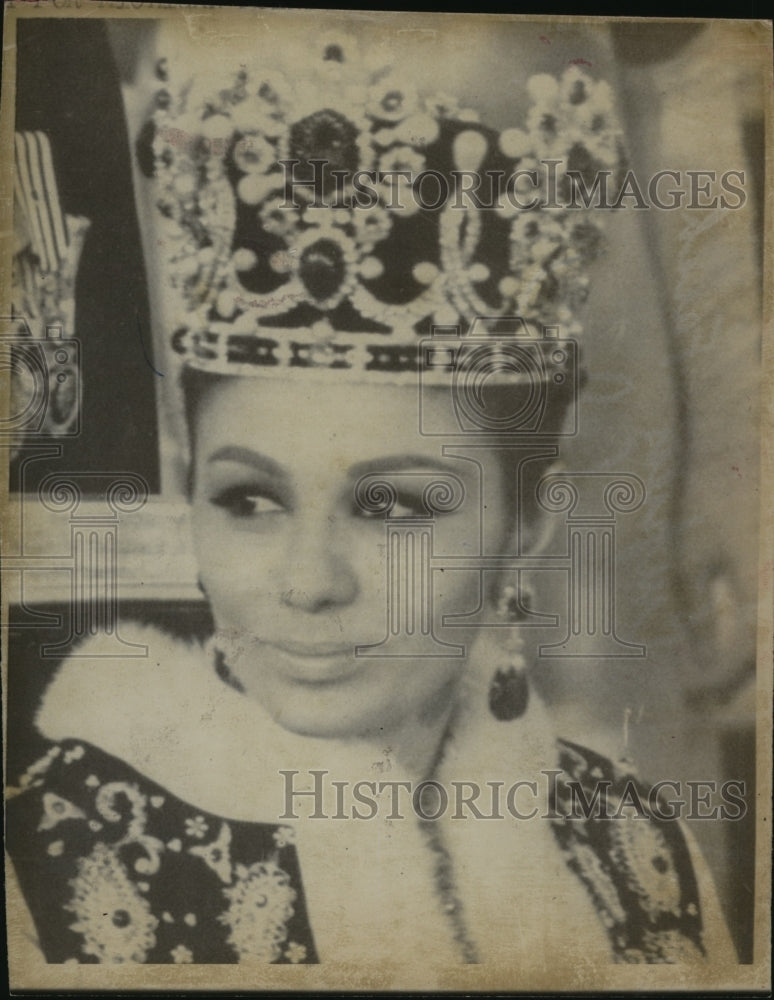 Press Photo Empress Farah - nef55649