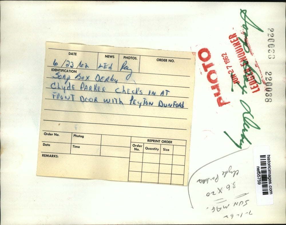 1962 Press Photo Soap Box Derby - nef55759