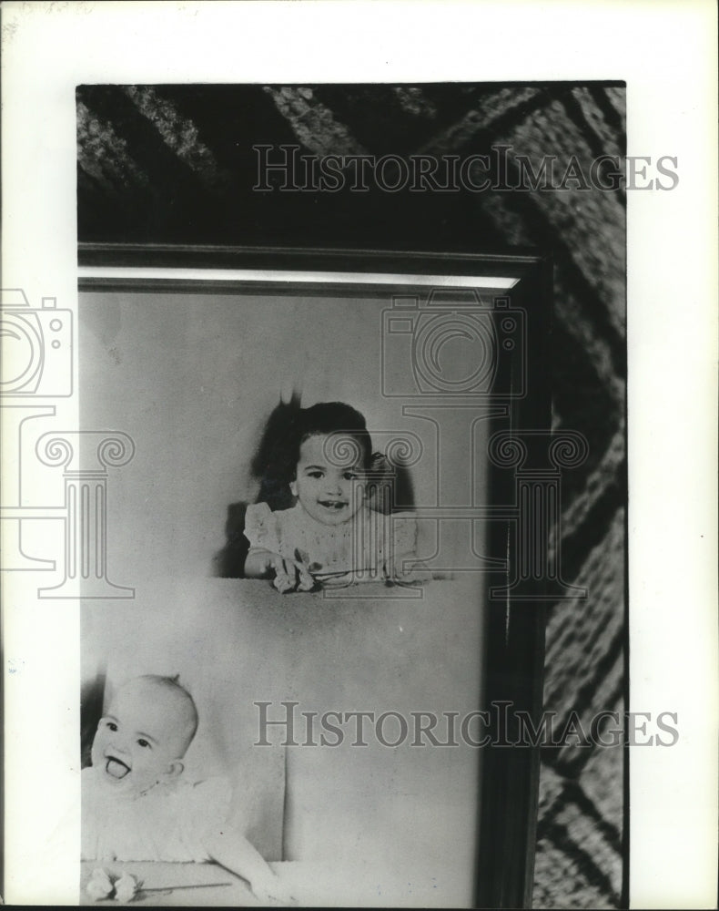 Press Photo Murder Victim Robin Benedict as Baby - nef56227
