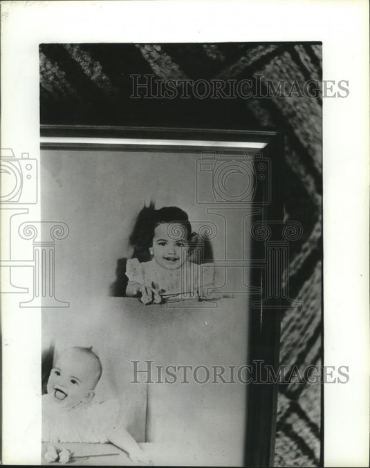 Press Photo Murder Victim Robin Benedict as Baby - nef56227