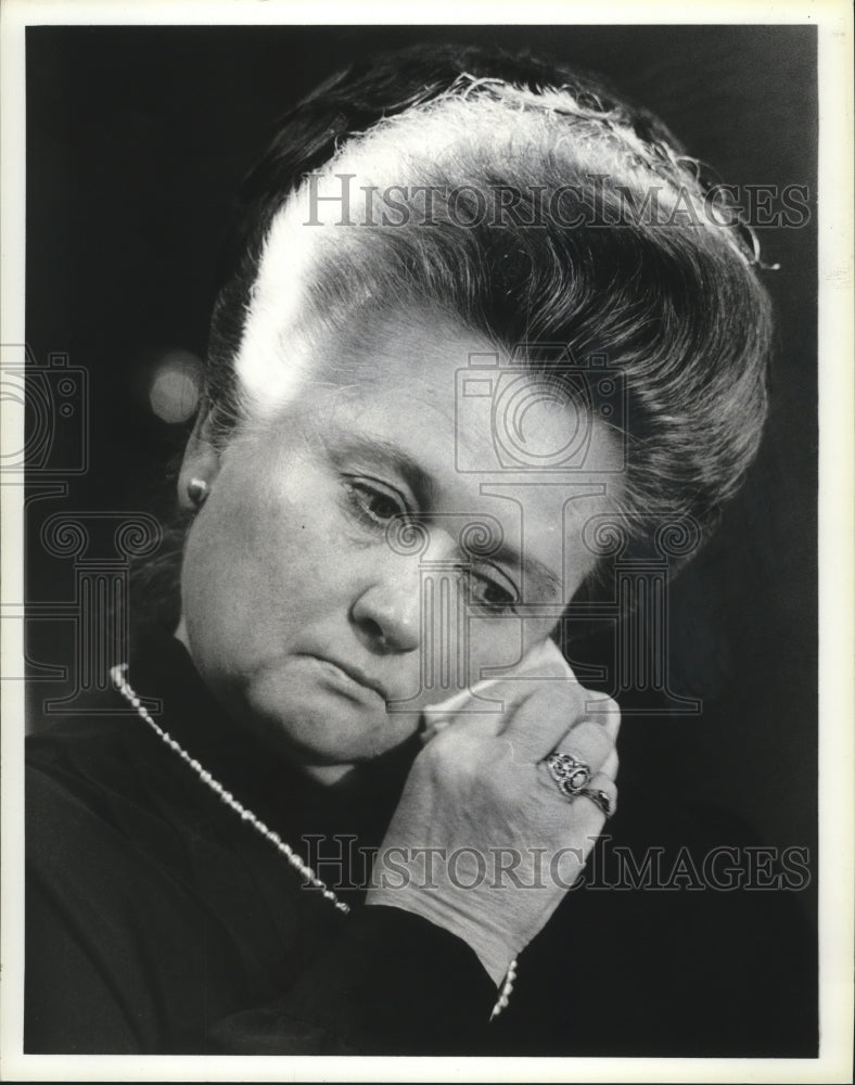 1984 Press Photo Shirley Benedict, Mother of Murder Victim Robin Benedict