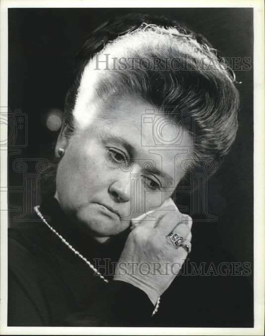 1984 Press Photo Shirley Benedict, Mother of Murder Victim Robin Benedict