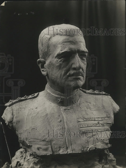 1919 Press Photo Bust of A. Diaz - nef56418