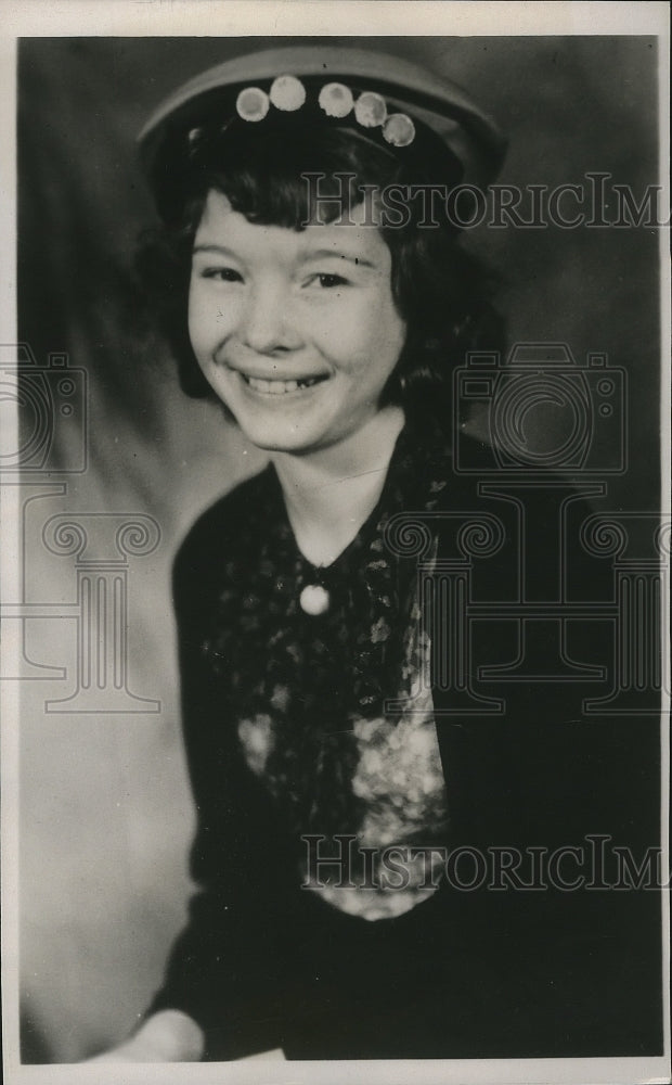 1937 Press Photo Opal West, Child Bride of John L. Burns, Perry, Oklahoma