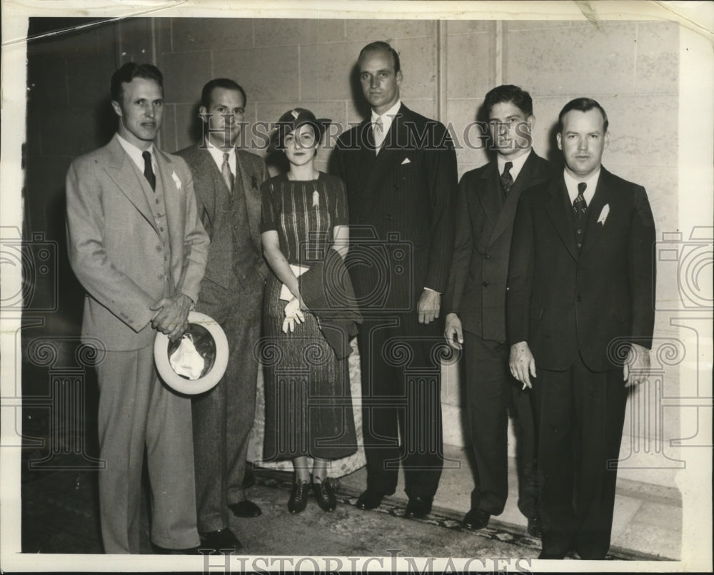 1934 Press Photo Young Democratic Clubs of America Leaders in Washington, D.C.