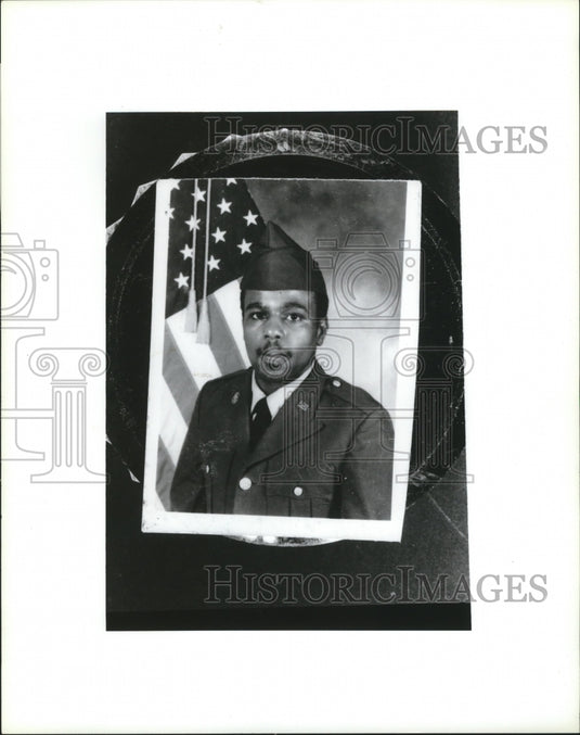 1990 Press Photo John Tyrone Robinson Murder Victim - nef57240