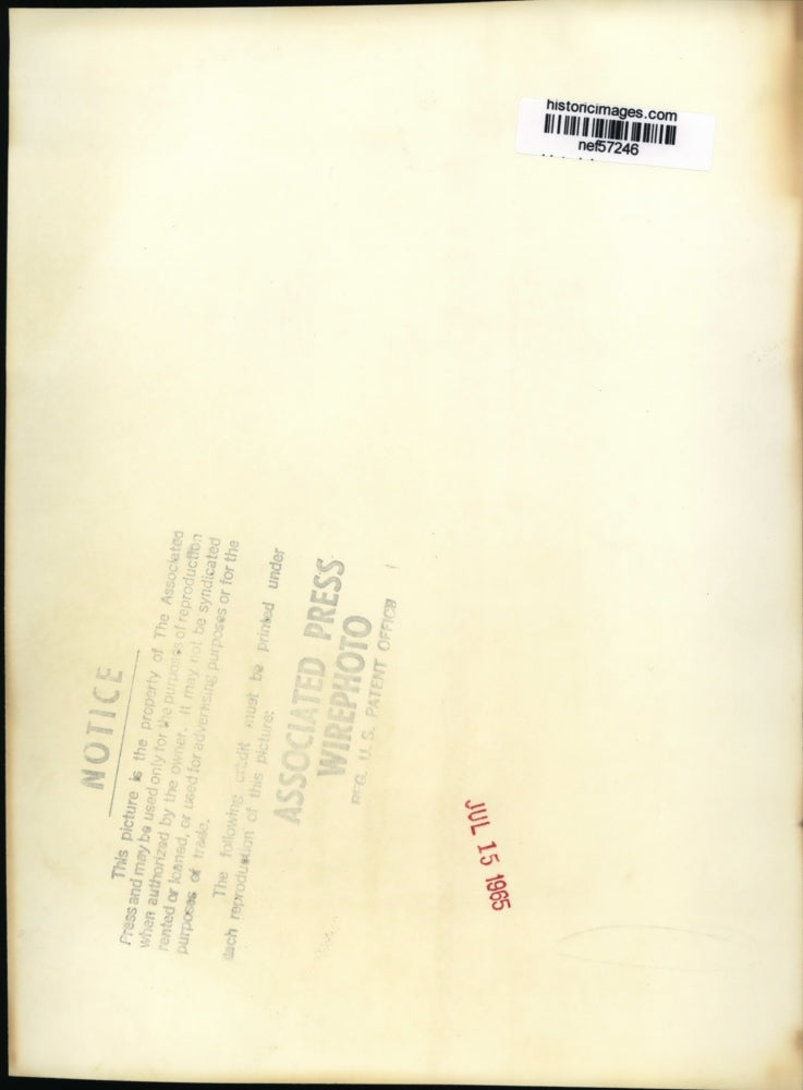 1965 Press Photo Adlai Stevenson Dies in London, Shown at University of CA