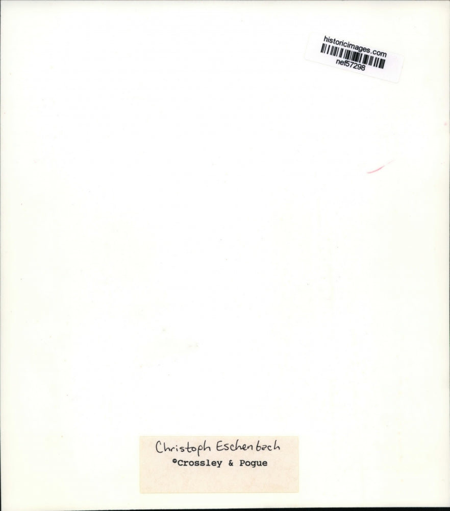 Press Photo Conductor Christoph Eschenbach - nef57298